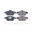 Picture of Power Stop 03-05 Saab 9-3 Front Z17 Evolution Ceramic Brake Pads w-Hardware
