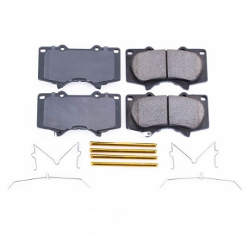 Picture of Power Stop 10-19 Toyota 4Runner Front Z17 Evolution Ceramic Brake Pads w-Hardware