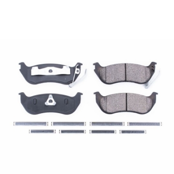 Picture of Power Stop 03-07 Jeep Liberty Rear Z17 Evolution Ceramic Brake Pads w-Hardware