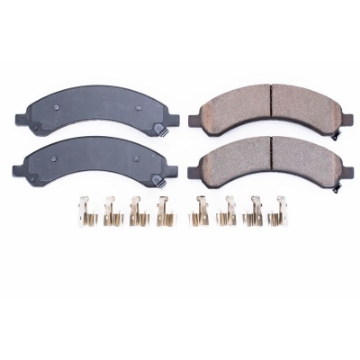 Picture of Power Stop 03-09 Chevrolet Express 3500 Rear Z17 Evolution Ceramic Brake Pads w-Hardware