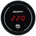 Picture of Autometer Black 0-400F Digital Oil Temp Gauge