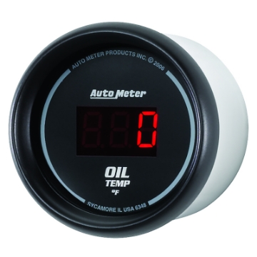 Picture of Autometer Black 0-400F Digital Oil Temp Gauge