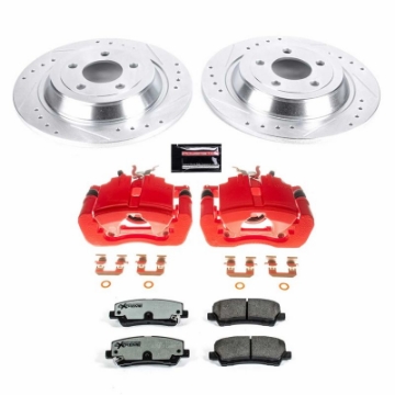Picture of Power Stop 15-19 Ford Mustang Rear Z26 Street Warrior Brake Kit w-Calipers