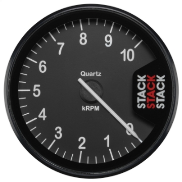 Picture of Autometer Stack Clubman Tachometer 80mm 0-10K RPM - Black