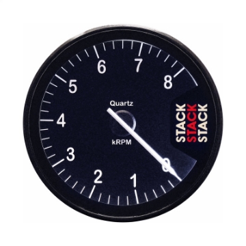 Picture of Autometer Stack Clubman Tachometer 80mm 0-8K RPM - Black