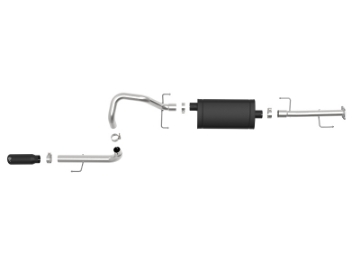 Picture of aFe MACHForce XP 2-5in 304-SS Exhaust Cat-Back w- Polished Tip 10-20 Toyota 4Runner V6-4-0L