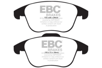 Picture of EBC 15 and up Audi Q3 2-0 Turbo Ultimax2 Front Brake Pads
