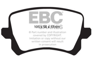 Picture of EBC 15+ Audi Q3 2-0 Turbo Ultimax2 Rear Brake Pads