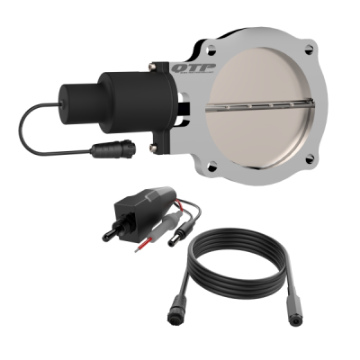 Picture of QTP 5in Bolt-On QTEC Electric Cutout Valve - Single