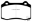 Picture of EBC 15+ Cadillac CTS 3-6 Twin Turbo Redstuff Rear Brake Pads