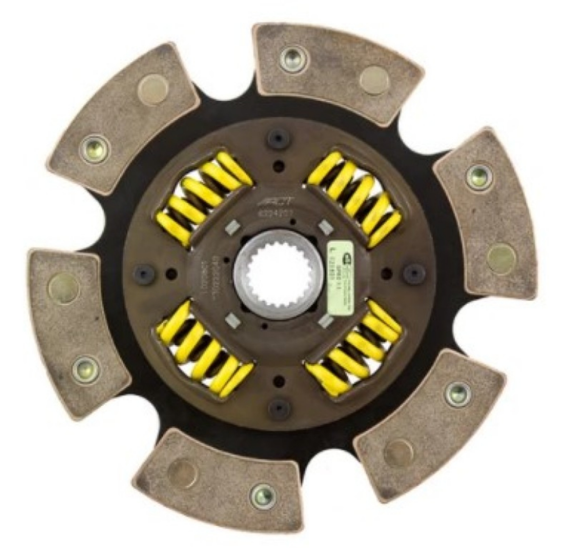 Picture of ACT 240mm Drive Plate 1-125in x 22 Spline 6 Pad Sprung Race Disc Special Order