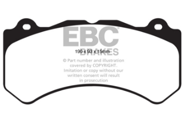 Picture of EBC 15+ Cadillac CTS 3-6 Twin Turbo Ultimax2 Front Brake Pads
