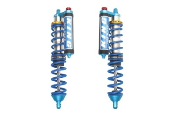 Picture of King Shocks 18+ RZR-XP Turbo S 2-5 Front Internal Bypass Piggyback Coilover w- Finned Res & Adjuster