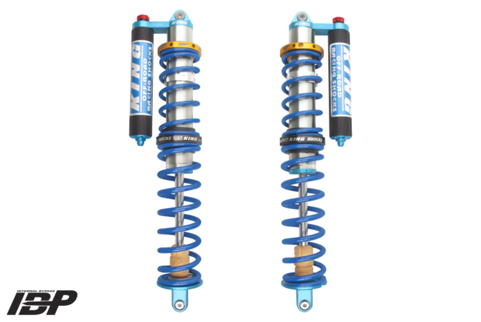 Picture of King Shocks 18+ RZR-XP Turbo S 3-0 Rear Internal Bypass Piggyback Coilover w- Finned Res & Adjuster