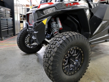 Picture of aFe 17-19 Polaris RZR 925-1000cc Sway-A-Way 2-5 Front Coilover Kit w- PB Reservoirs and Comp Adj