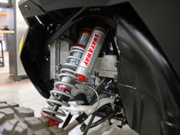 Picture of aFe 17-19 Polaris RZR 925-1000cc Sway-A-Way 2-5 Front Coilover Kit w- PB Reservoirs and Comp Adj