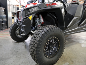 Picture of aFe 14-16 Polaris RZR 925-1000cc Sway-A-Way 2-5 Front Coilover Kit w- PB Reservoirs and Comp Adj