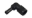 Picture of Vibrant -8AN to 1-2in Hose Barb 90 Degree Adapter - Anodized Black