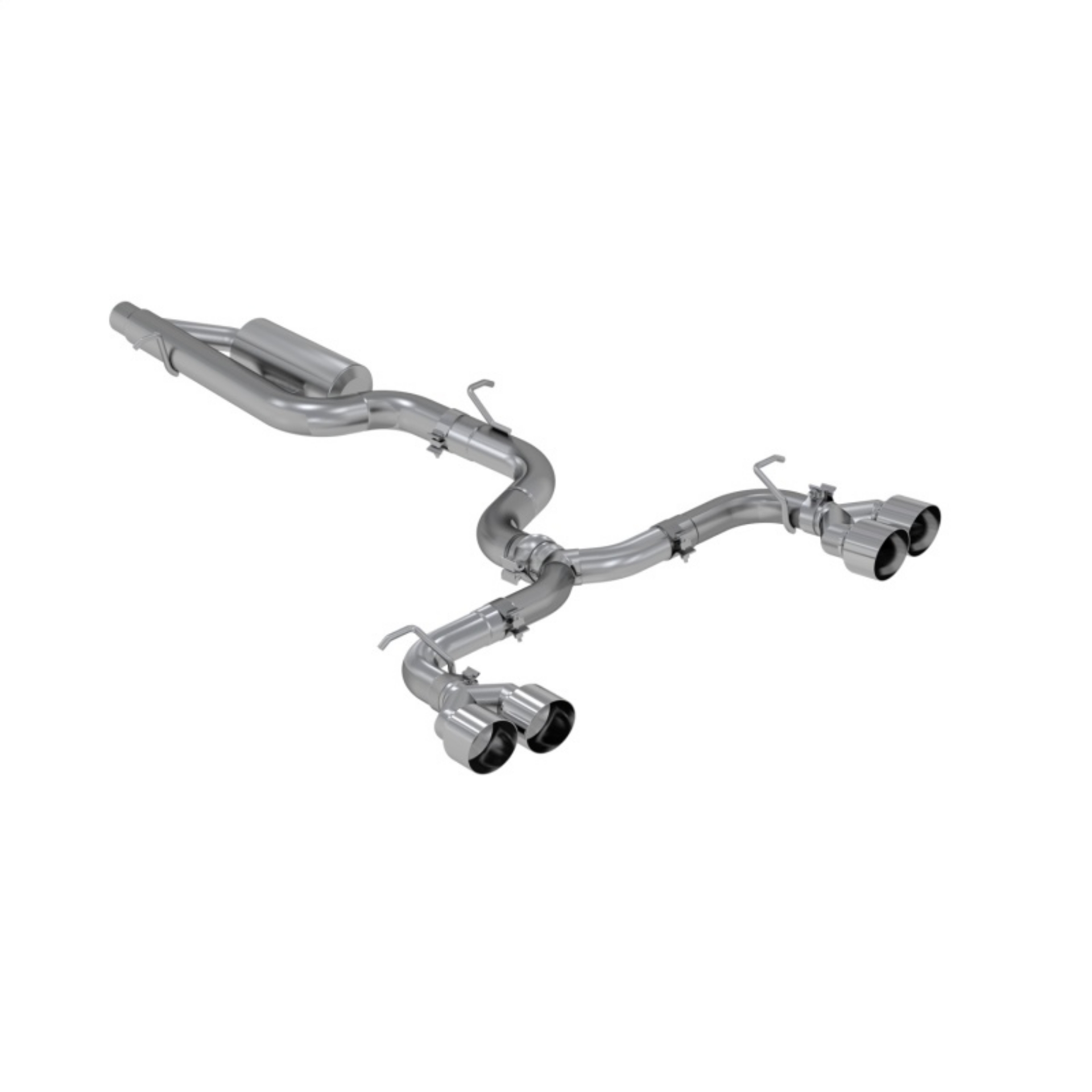 Picture of MBRP 15-19 VW Golf R 3in Cat Back Single Exit Exhaust Pro Series w- Valve Delete - T304