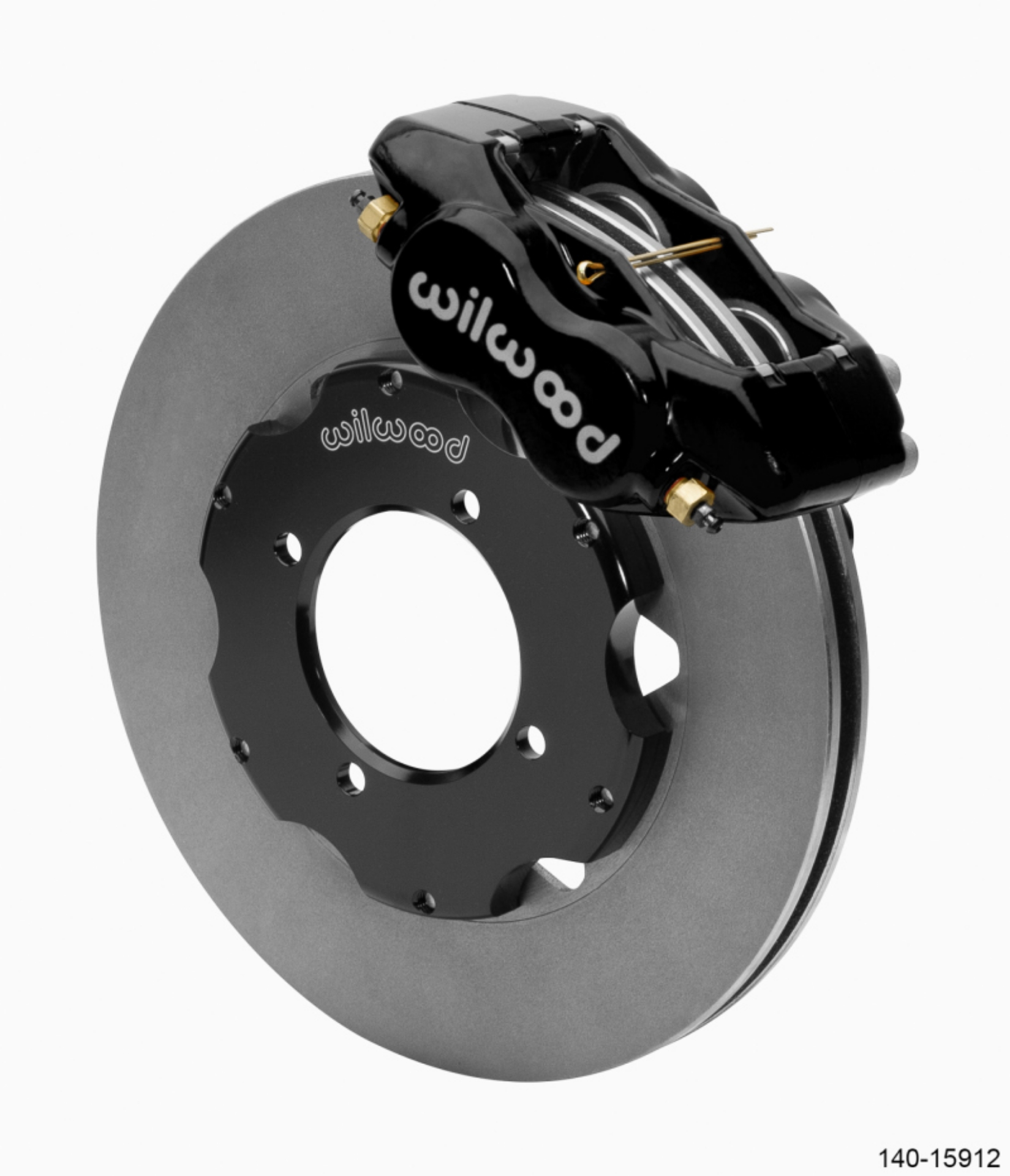 Picture of Wilwood Dynalite Front Big Brake Kit 11-00in ULHP-30 Vane Plain Face Rotors - Black