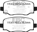 Picture of EBC 15+ Fiat 500X 1-4 Turbo Greenstuff Rear Brake Pads