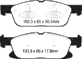 Picture of EBC 15+ Ford Edge 2-0 Turbo FWD Greenstuff Front Brake Pads