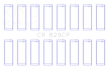 Picture of King Engine Bearings IHC-FORD 420CI 6-9L - 445CI 7-3L 16V Size Standard Connecting Rod Bearing Set