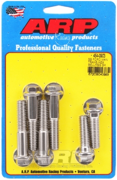 Picture of ARP Small Block Ford Manual Transmission Hex Bellhousing Bolt Kit - Polished Stainless Steel