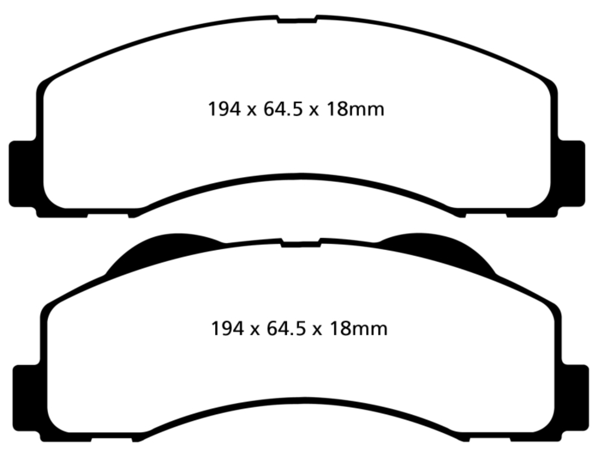 Picture of EBC 15+ Ford Expedition 3-5 Twin Turbo 2WD Greenstuff Front Brake Pads