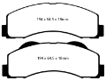 Picture of EBC 15+ Ford Expedition 3-5 Twin Turbo 2WD Greenstuff Front Brake Pads