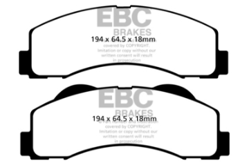 Picture of EBC 15+ Ford Expedition 3-5 Twin Turbo 2WD Ultimax2 Front Brake Pads