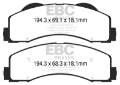 Picture of EBC 15+ Ford F150 2-7 Twin Turbo 2WD Extra Duty Front Brake Pads