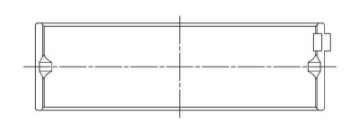 Picture of ACL Toyota-Lexus 2JZGE-2JZGTE 3-0L 0-025 Oversized High Performance Main Bearing Set - CT-1 Coated