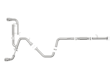 Picture of aFe Takeda Exhaust Cat-Back 19-20 Hyundai Veloster N 304SS Polished Dual Tips Exhaust