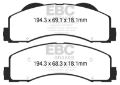 Picture of EBC 15+ Ford F150 2-7 Twin Turbo 2WD Yellowstuff Front Brake Pads