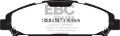 Picture of EBC 15+ Ford Mustang 2-3 Turbo Yellowstuff Front Brake Pads
