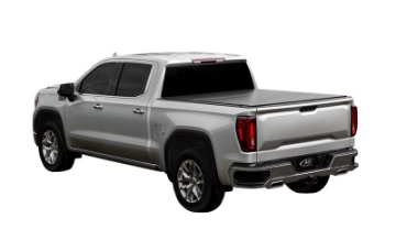 Picture of Access LOMAX Tri-Fold Cover 2019+ Chev-GMC Full Size 1500 5ft 8in Standard Bed - Matte Black