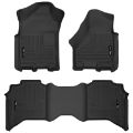 Picture of Husky Liners 19-20 Dodge Ram 2500-3500 Crew Cab X-Act Contour Front and Second Row Seat Floor Liners
