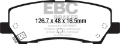 Picture of EBC 15+ Ford Mustang 2-3 Turbo Yellowstuff Rear Brake Pads