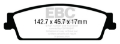 Picture of EBC 15+ Gac Yukon XL - Denali XL 1500 Extra Duty Rear Brake Pads