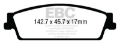 Picture of EBC 15+ Gac Yukon XL - Denali XL 1500 Extra Duty Rear Brake Pads