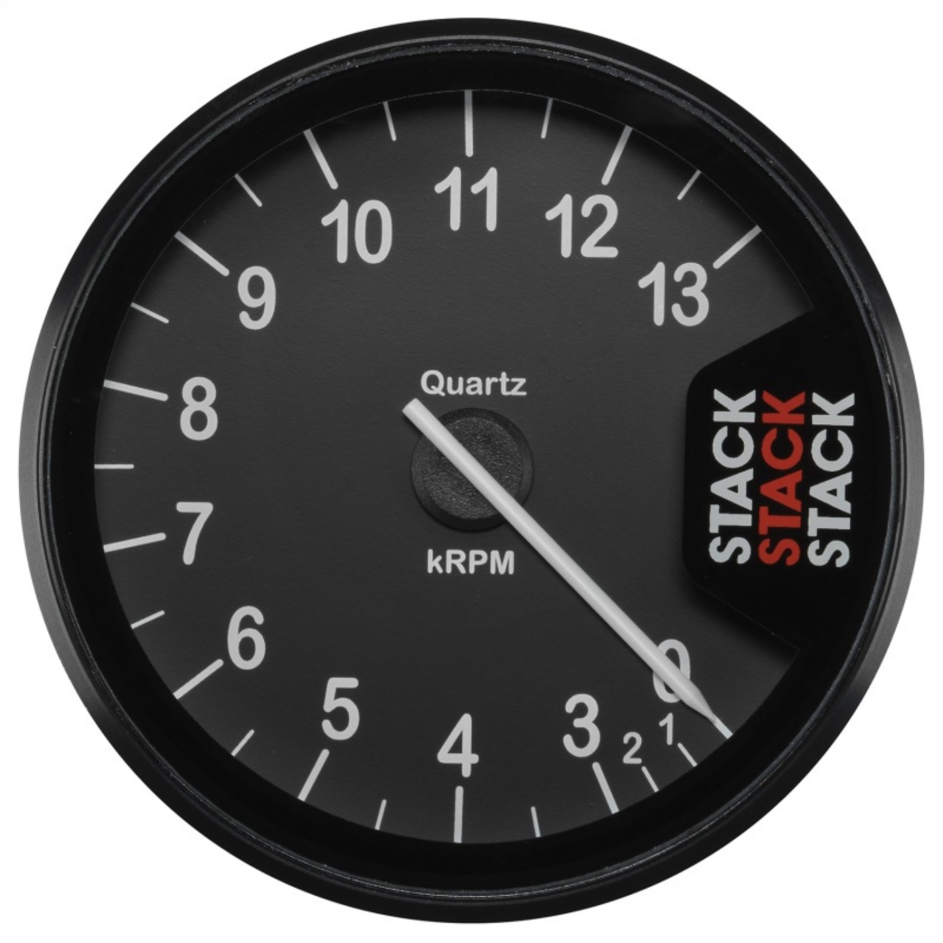 Picture of Autometer Stack Clubman Tachometer 80mm 0-3-13K RPM - Black