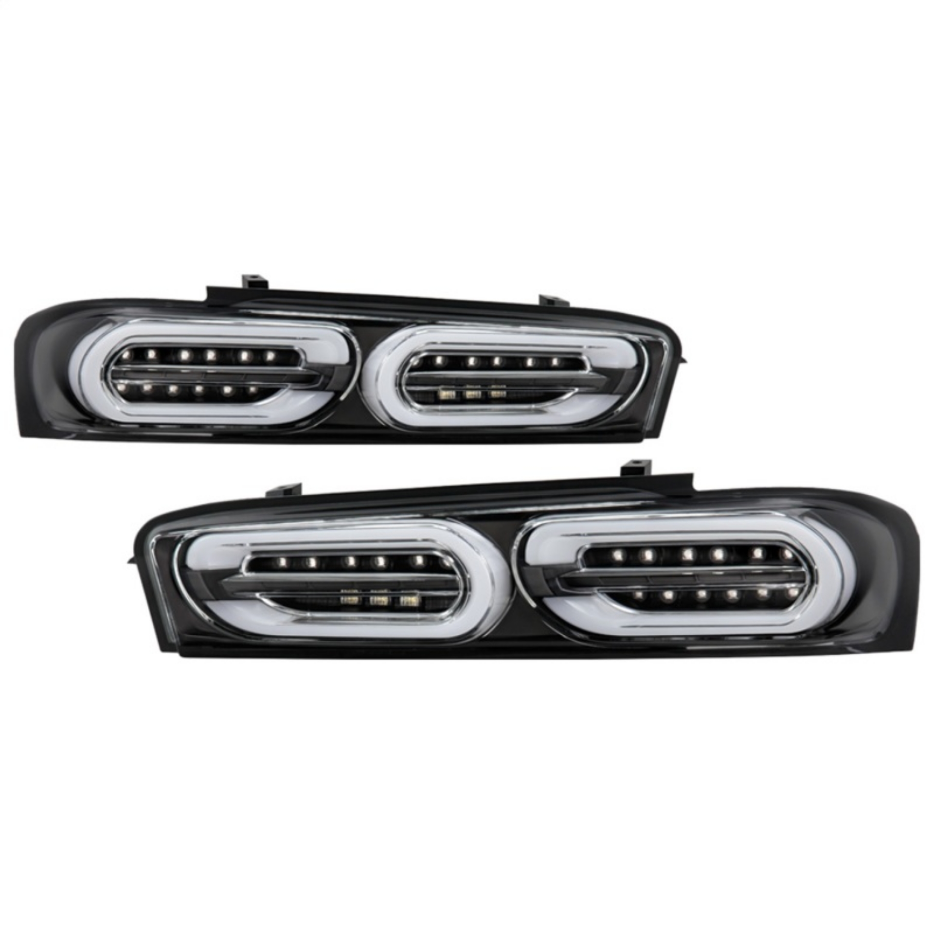 Picture of Spyder Chevy Camaro 16-18 Halogen LED Tail Lights Black ALT-YD-CCAM16HAL-SEQ-BK