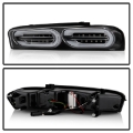 Picture of Spyder Chevy Camaro 16-18 Halogen LED Tail Lights Black ALT-YD-CCAM16HAL-SEQ-BK