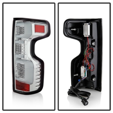 Picture of Spyder Chevy Silverado 19-20 LED Tail Light Chrome ALT-YD-CS19HAL-C