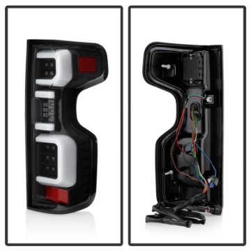 Picture of Spyder Chevy Silverado 19-20 Do Not Fit Halogen Model LED Tail Light Blk ALT-YD-CS19LED-BK
