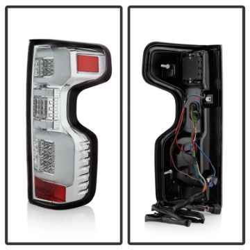 Picture of Spyder Chevy Silverado 19-20 Do Not Fit Halogen Model LED Tail Light - Chrome ALT-YD-CS19LED-C