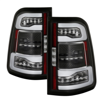 Picture of Spyder Dodge Ram 19-20 LED Tail Light Black ALT-YD-DR19HAL-SEQ-BK