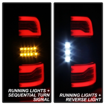Picture of Spyder Dodge Ram 19-20 LED Tail Light Chrome ALT-YD-DR19HAL-SEQ-C
