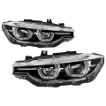 Picture of Spyder BMW F30 3 Series 4Dr LED Projector Headlights Chrome PRO-JH-BF3012H-4D-LED-C